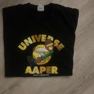 Bape Black Graphic Tee